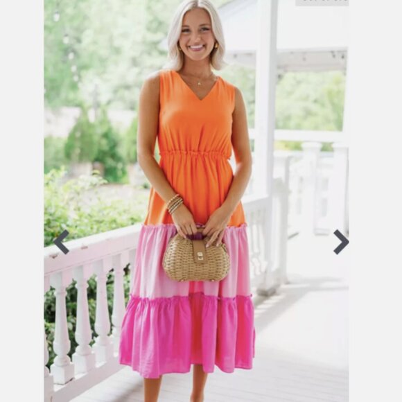 Hayden Los Angeles Dresses & Skirts - Hayden Los Angeles Something To Say Colorblock Midi Dress